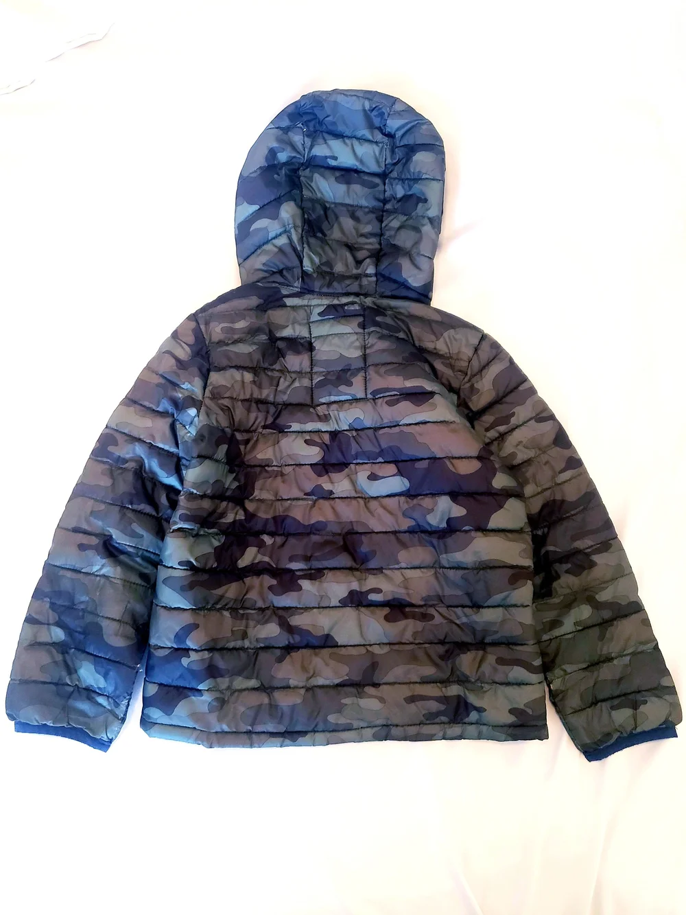 Gap Boys XS Lightweight Camouflage Puffer Jacket